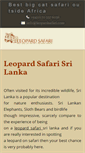 Mobile Screenshot of leopardsafari.com